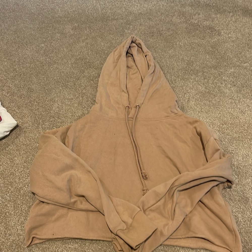 Pac sun light pink cropped sweater